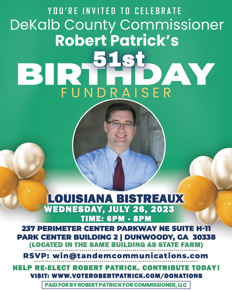 Commissioner Robert Patrick 51st Birthday Fundraiser
